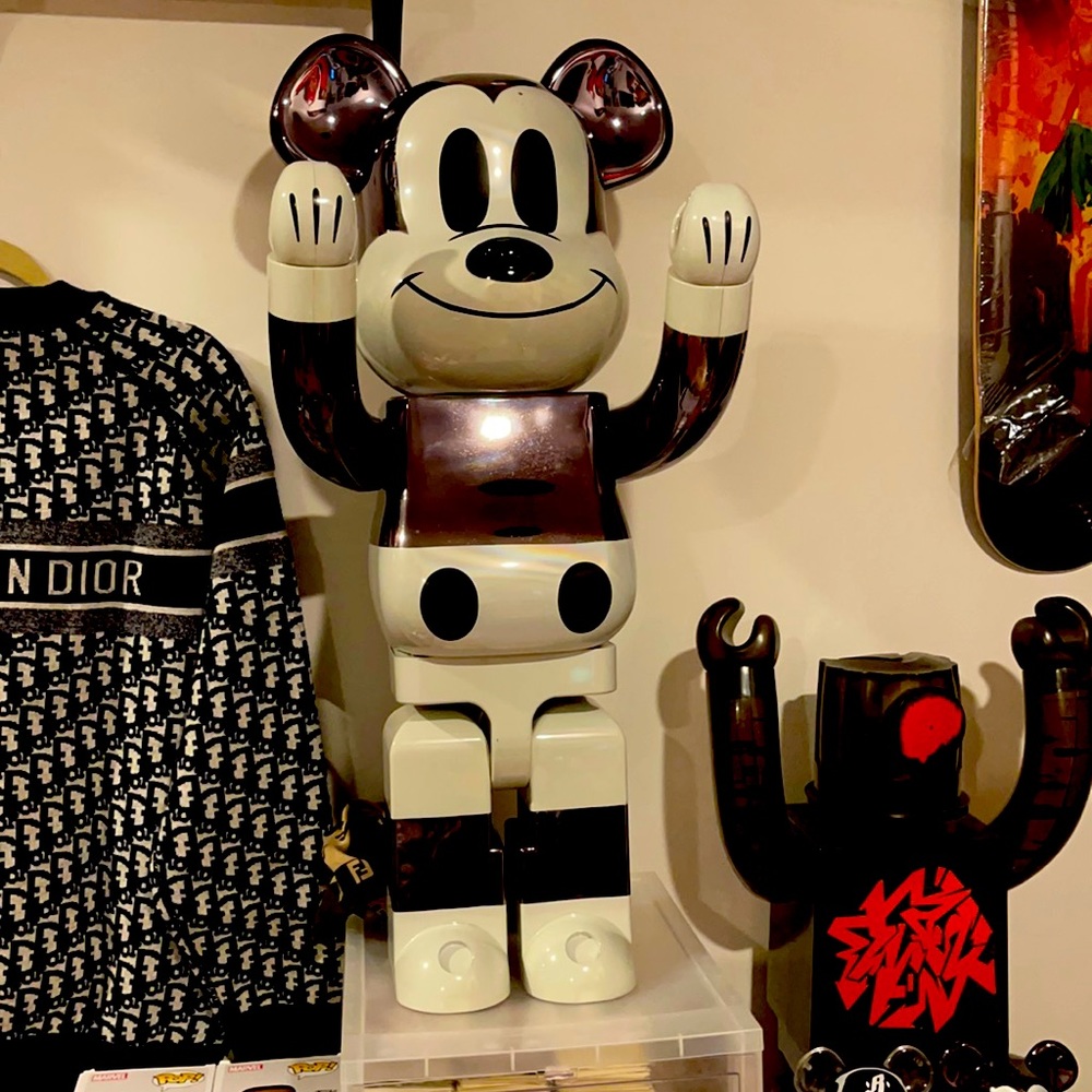 Bearbrick 1000% Medicom 2018 Disney x Fragment Mickey Mouse 1000%